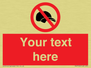 Custom prohibition no caps